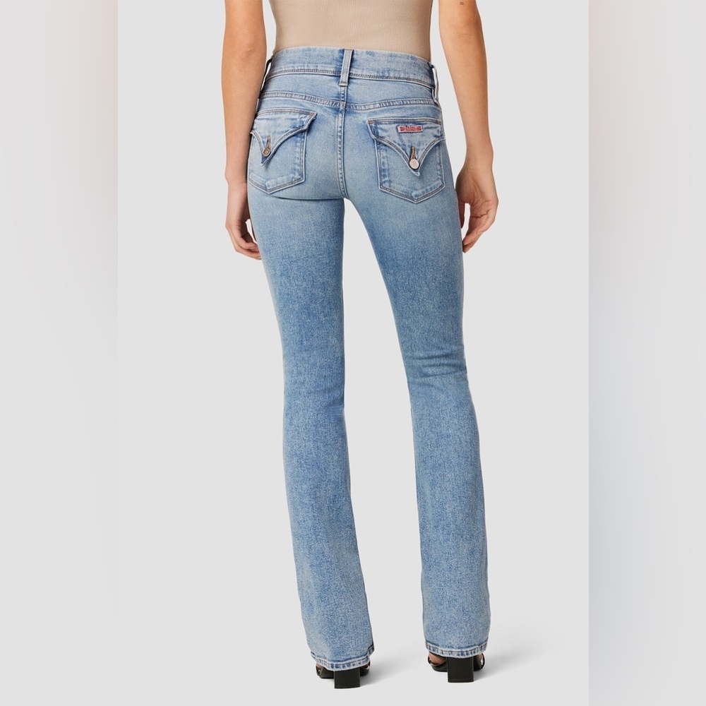 HUDSON Jeans Beth Low to Mid-Rise Baby Bootcut Petite Motion Blue Women Size 25 - Picture 6 of 17